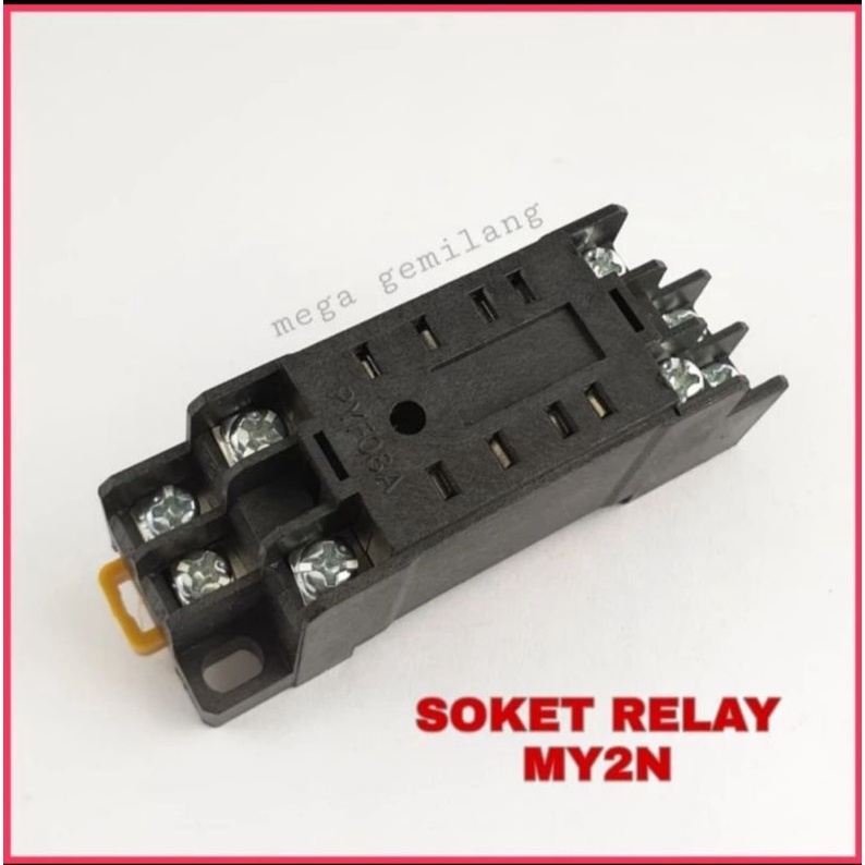 soket relay my2n 8 pin (10pcs(