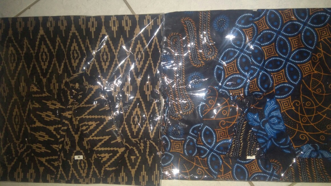 Kemeja Batik Pria Lengan Panjang Pekalongan Motif Terlaris Ready Seragam