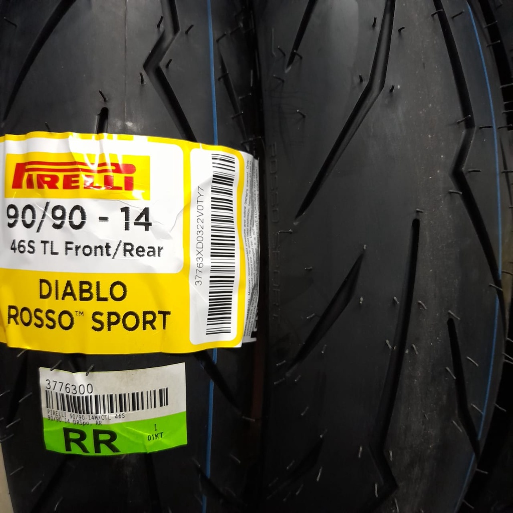 Ban motor matic Pirelli Diablo Rosso Sport 90 90 14 tubeless beat mio vario