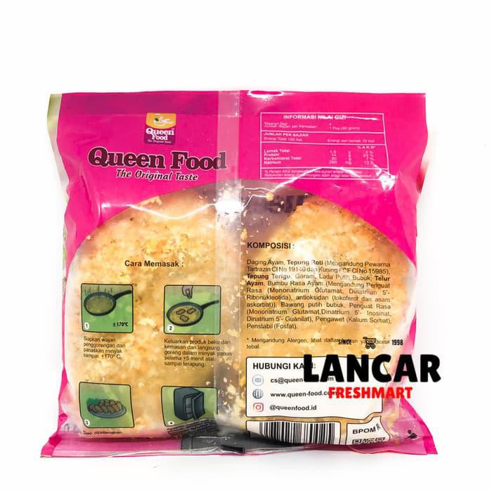 QUEEN FOOD CHICKEN KATSU 325GR / QUEENFOOD CHICKEN KATSU 325GR