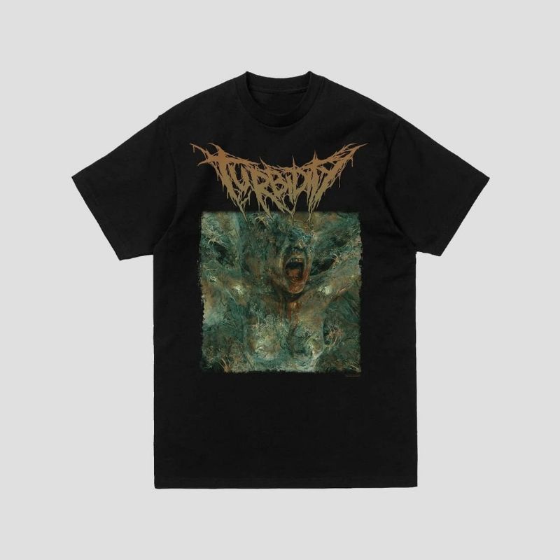 Tshirt Band Slamming Guttural Turbidity Suffer Death Metal Kaos Band Original Music Merchandise
