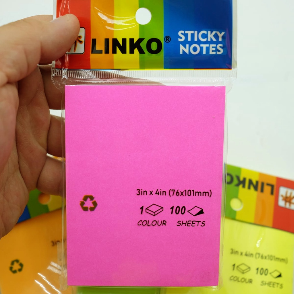 

POST IT 76x101 mm - 3x4" ( LK-103 ) LINKO