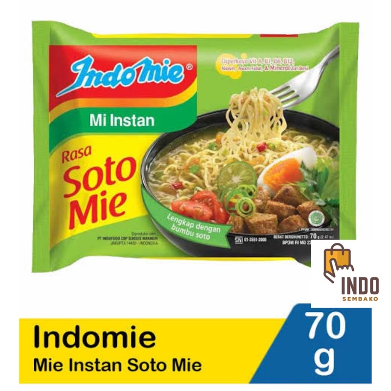 Indomie Soto/ Mie Instan Indomie soto / Mi instan rasa soto mie