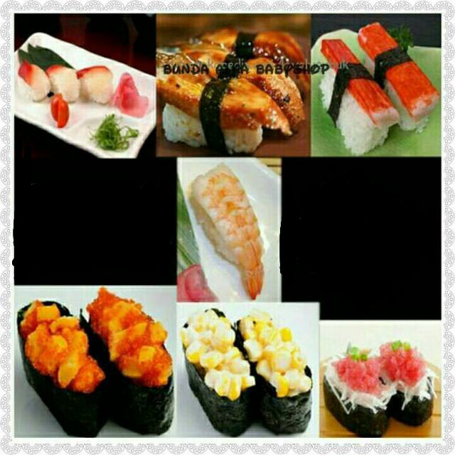 Cetakan Sushi Maker Set Roll Onigiri Nori Platter Kit Unik Alat Plastik Roller Korean Cetakan Sushi Kotak