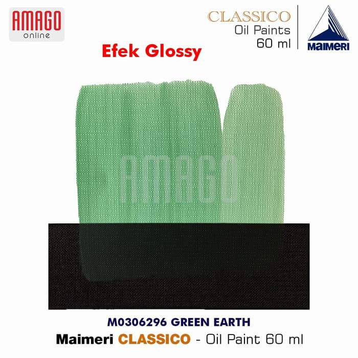 MAIMERI CLASSICO - OIL PAINT - GREEN EARTH - 60ML - M0306296