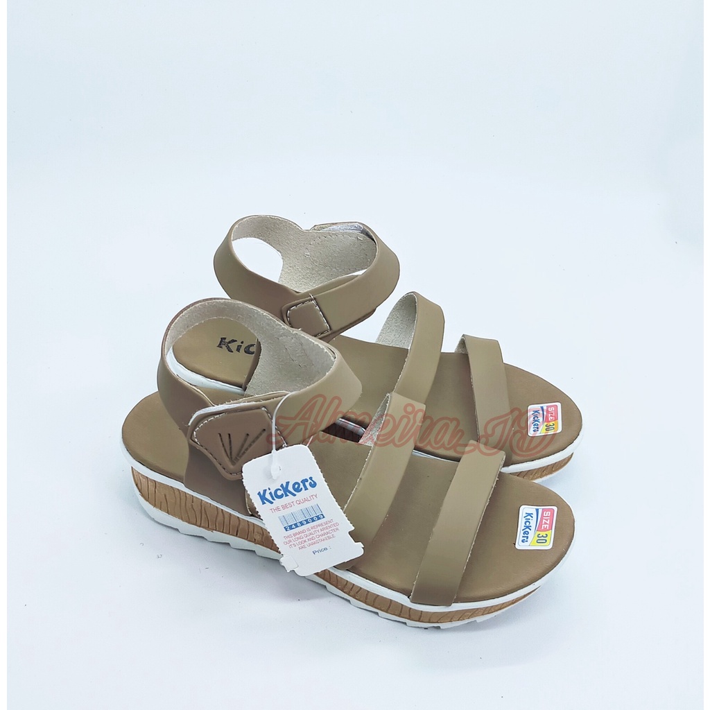 Sandal Wedges Anak Perempuan Lucu Kickers Best Seller | Sandal Anak Branded | Sandal Anak Wedges