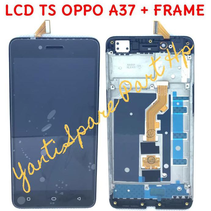 Spare Parts Lcd Touchscreen Oppo A37 A37F Neo 9 Plus Frame Original