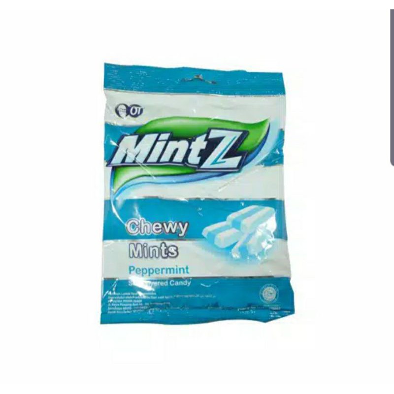 

Permen Mintz biru rasa peppermint isi 50butir 115gr