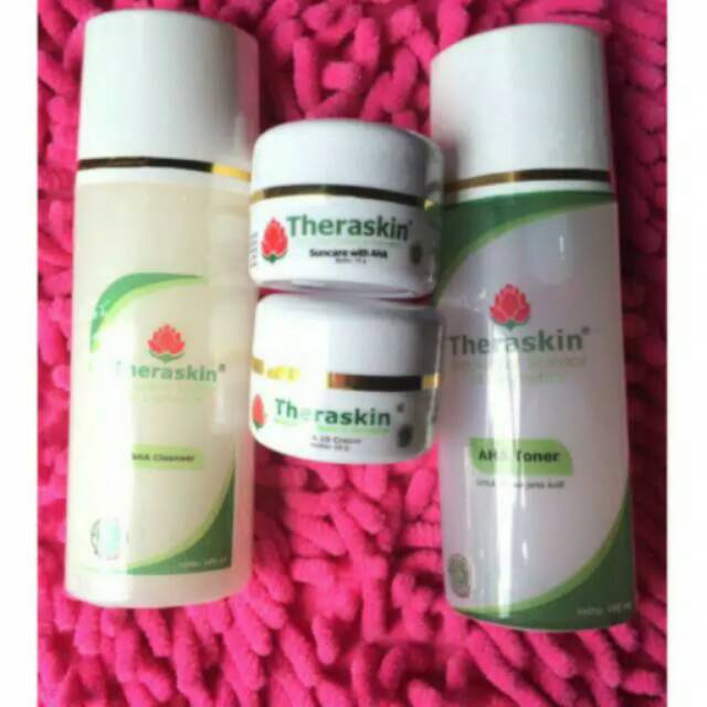 PAKET THERASKIN ISI 4 GLOWING FLEK