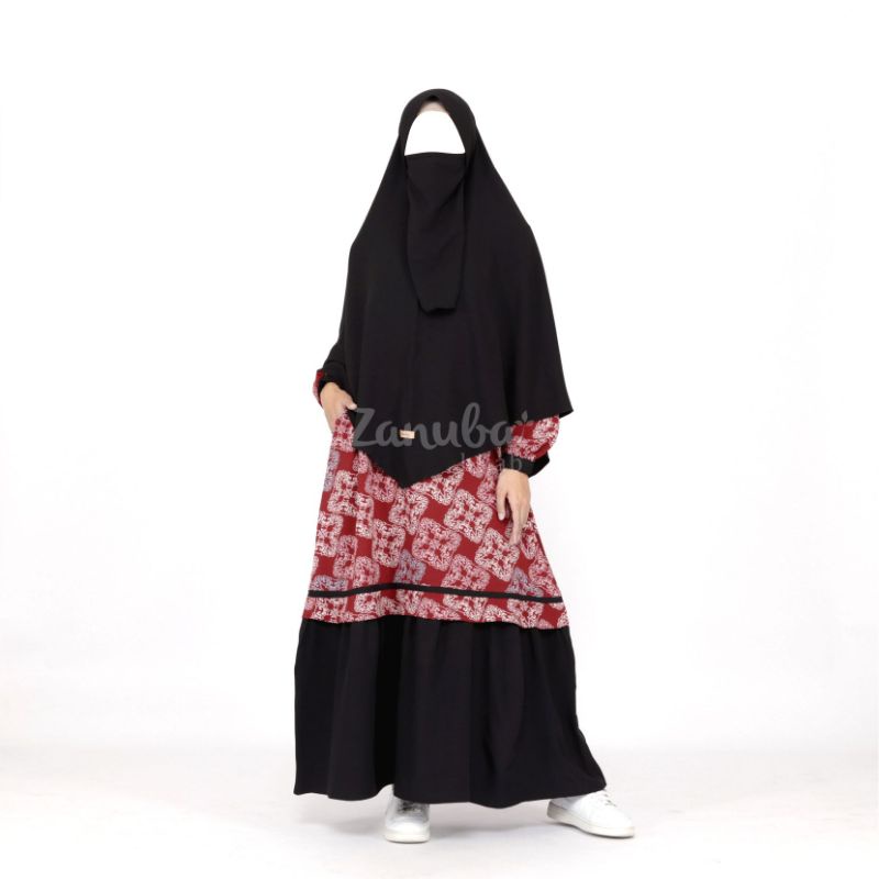 Gamis Batik Combi Set by Zanuba S