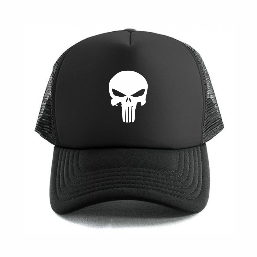 topi jaring punisher / topi trucker hat punisher