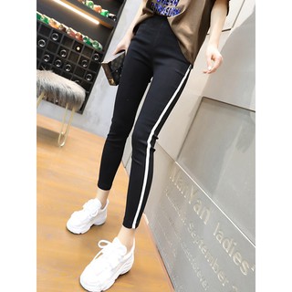  Celana  Legging  Pensil Panjang Model High Waist Warna  Hitam  