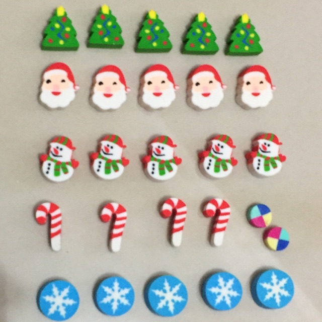

Penghapus mini lucu edisi natal