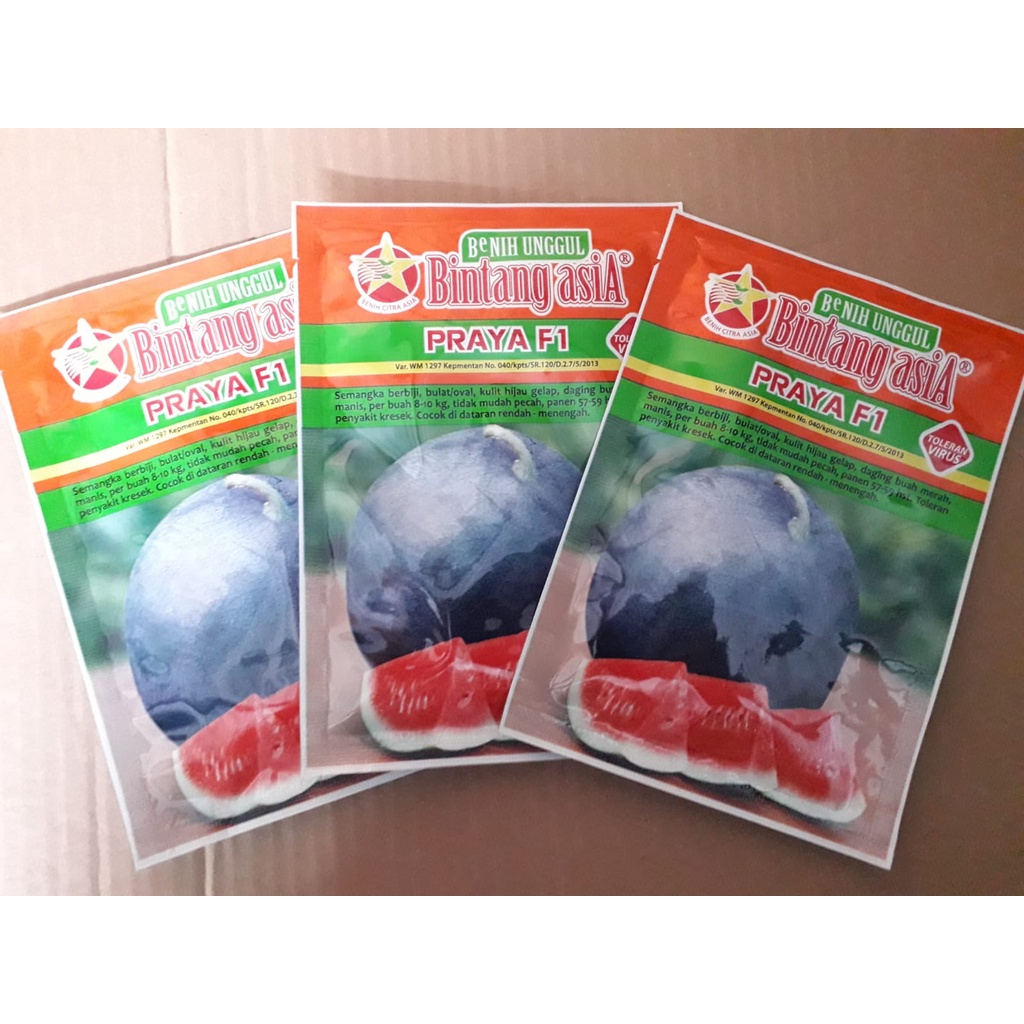 Benih Semangka Merah PRAYA F1 20 Gram - Bintang Asia