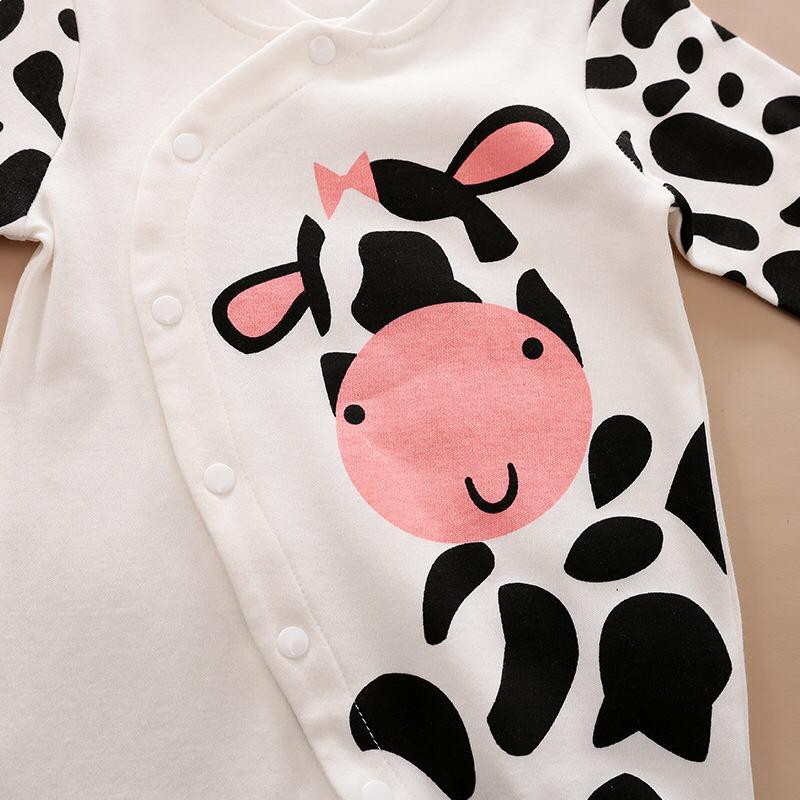 Baju bayi Import KOREA motif Moo PREMIUM jumper bayi-2