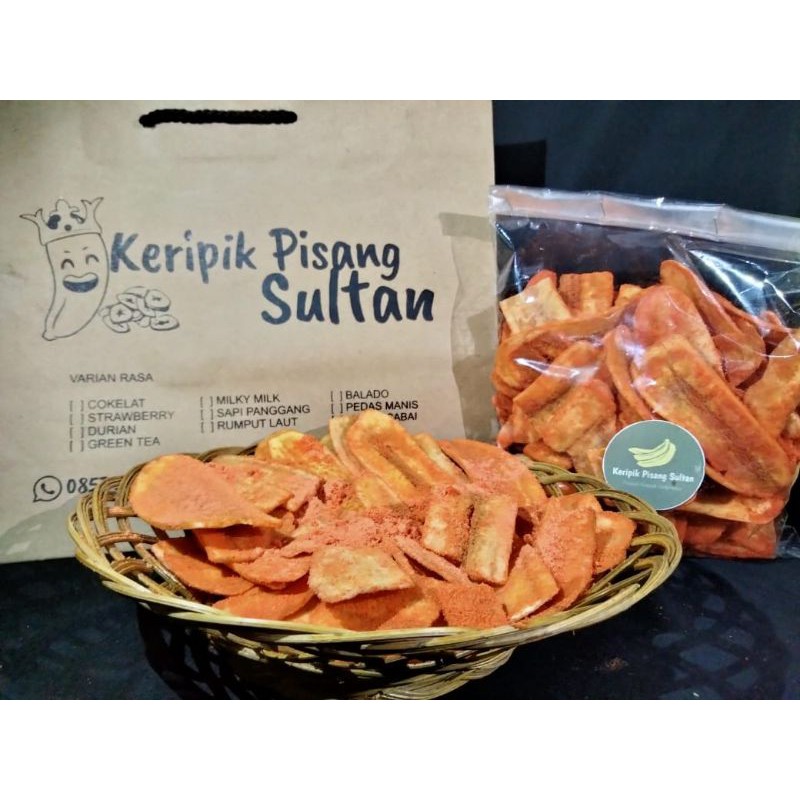 

KERIPIK PISANG SULTAN BALADO KERIPIK PISANG KERIPIK PISANG ANEKA CEMILAN ENAK KERIPIK PAPAERBAG