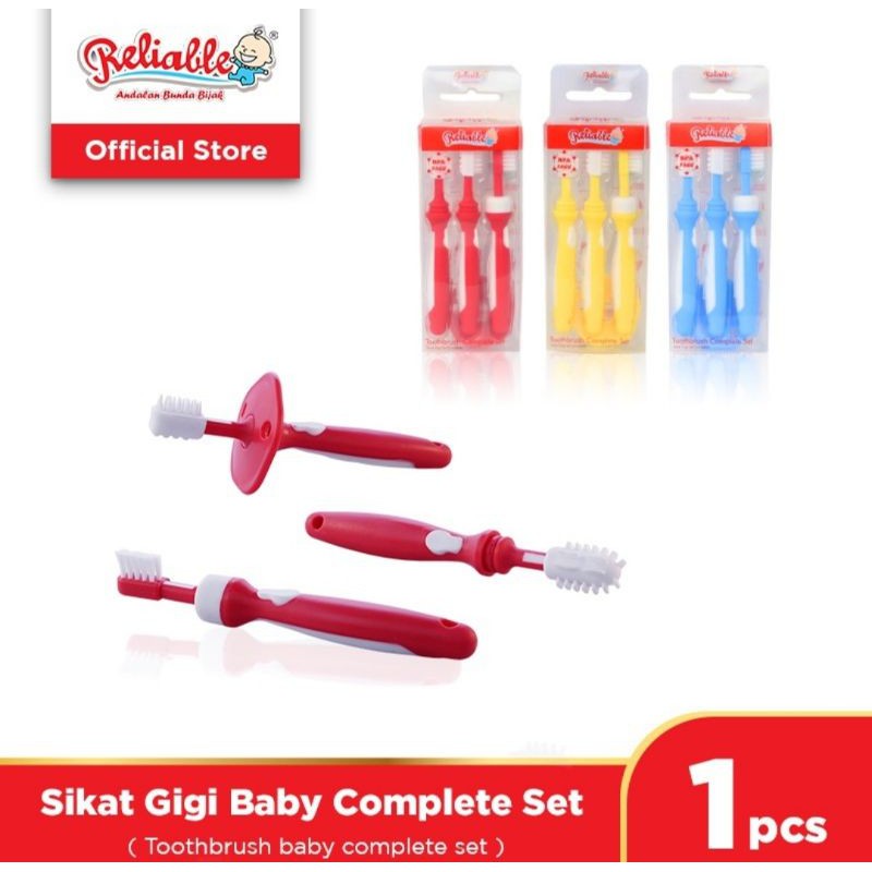 Sikat Gigi Set Isi 3 || Sikat Gigi Untuk Terapis