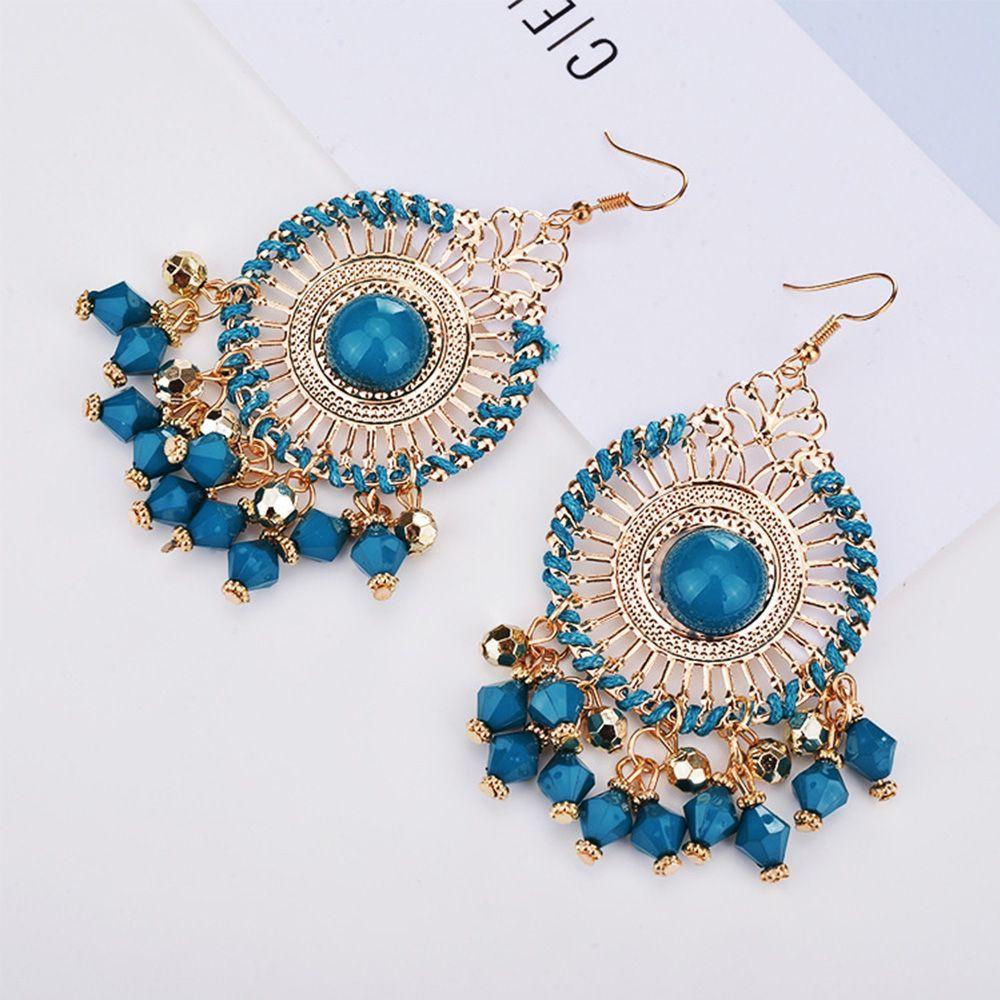 Needway Anting Berlebihan Vintage Untuk Aksesoris Wanita Hadiah Pesta Gaya Etnik Boho