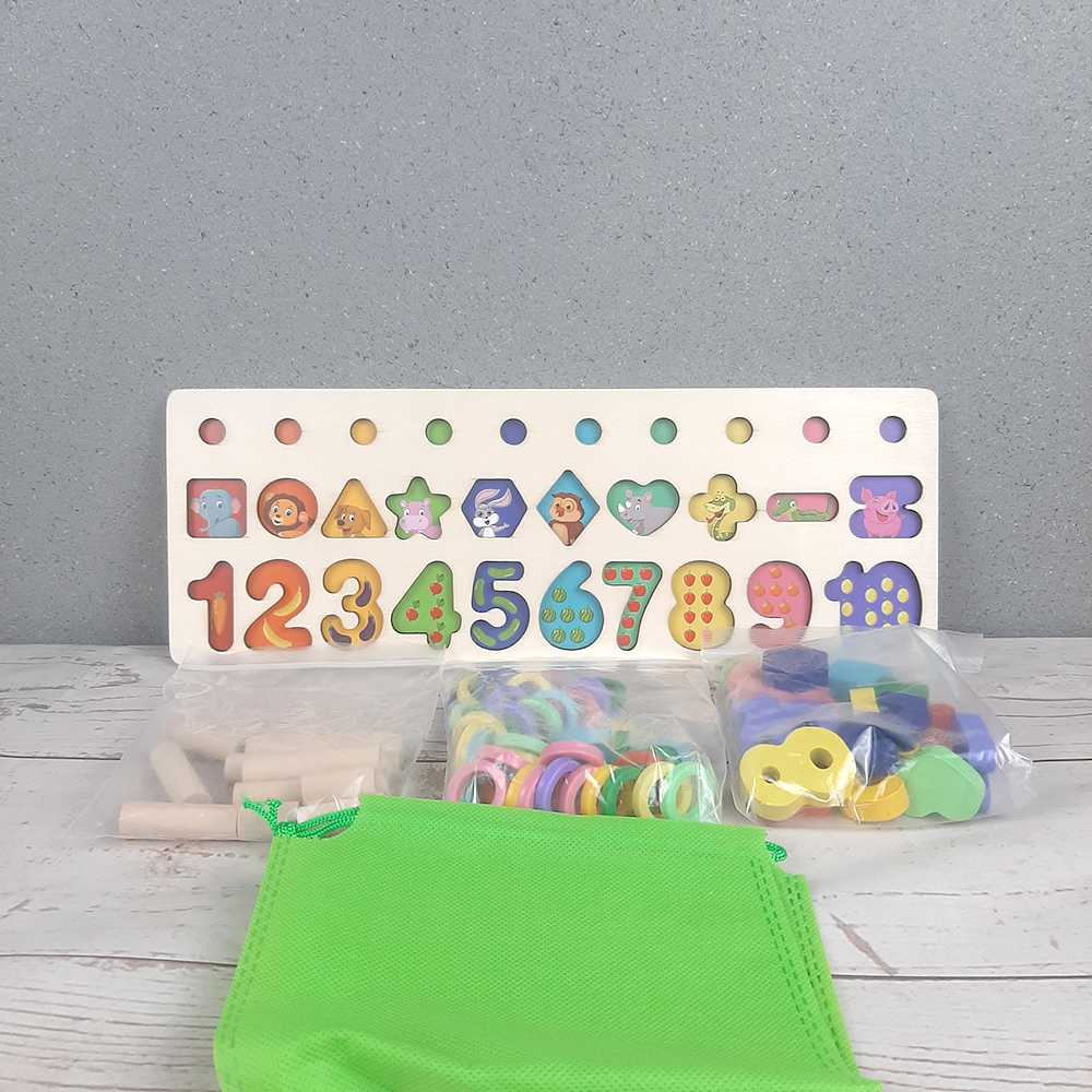 DOYOQI Mainan Anak Montessori Shape Matching Children Toy - Z0566 ( Al-Yusi )