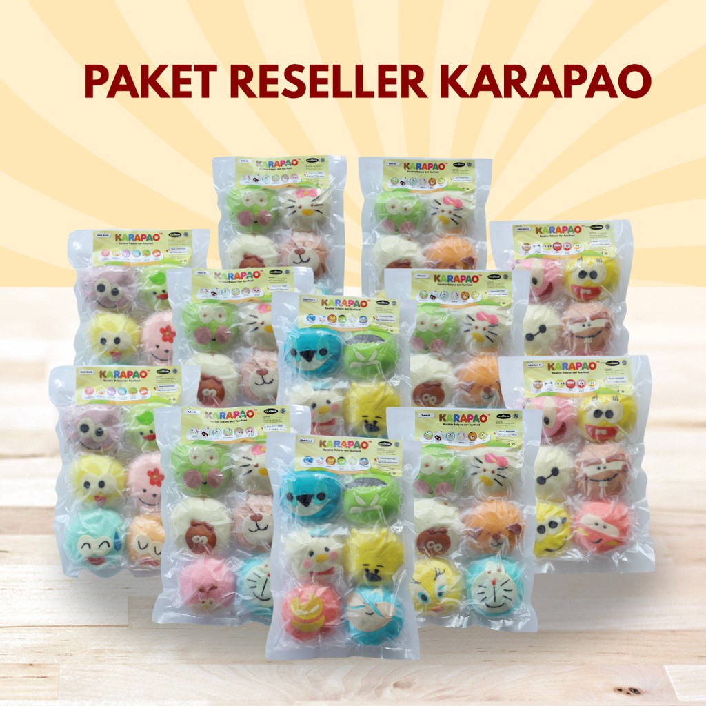 Paket Reseller Isi 12 Bungkus Karapao