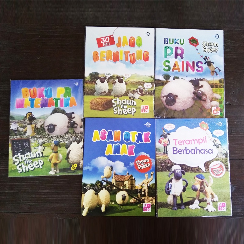 Promo Buku Aktivitas Anak - Shaun the Sheep - Original
