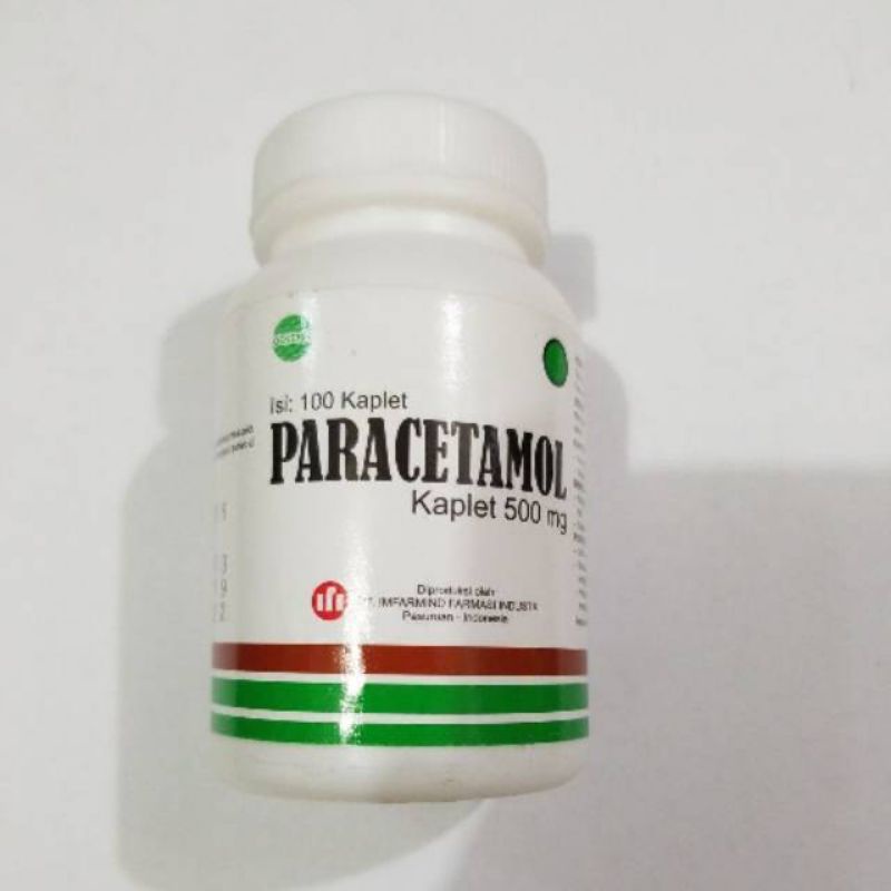 PARACETAMOL KAPLET 500mg KEMASAN KALENG