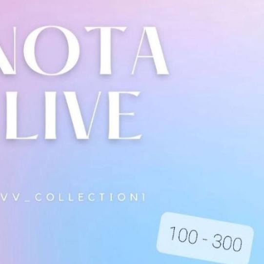 

♔ NOTA LIVE 100-200 (600g) ❁