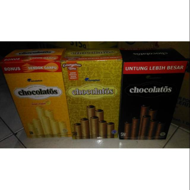 

Chocolatos wafer roll (24pcs@15gr)