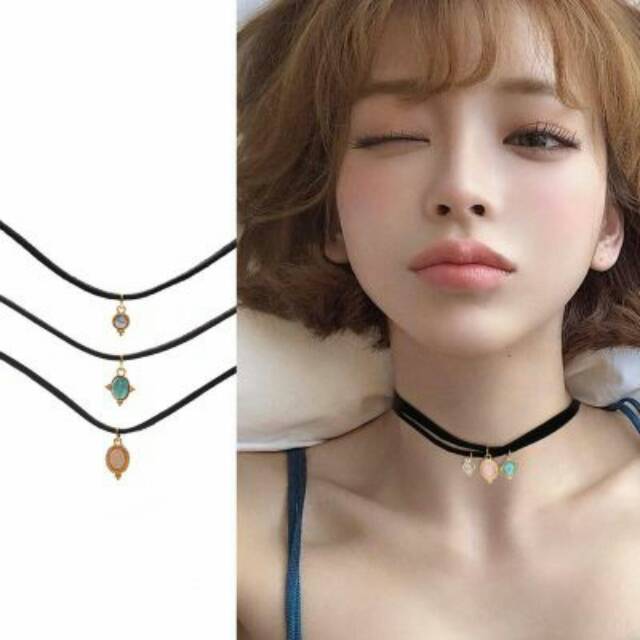 Collar Turquoise Pendant Necklace