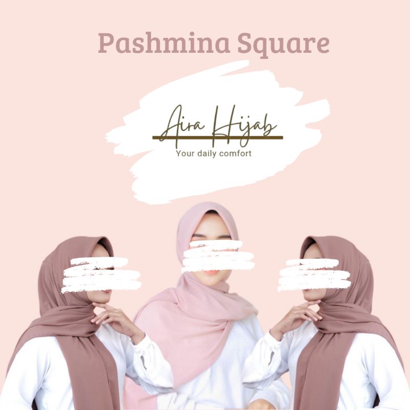 Pashmina Square 180x75cm Ceruty Babydoll Import | PASHMINA INSTAN | SHAWL