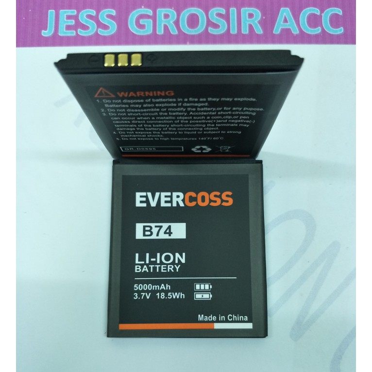 Baterai Battery Batre Double Power Evercoss Evercross Cross Winner T3