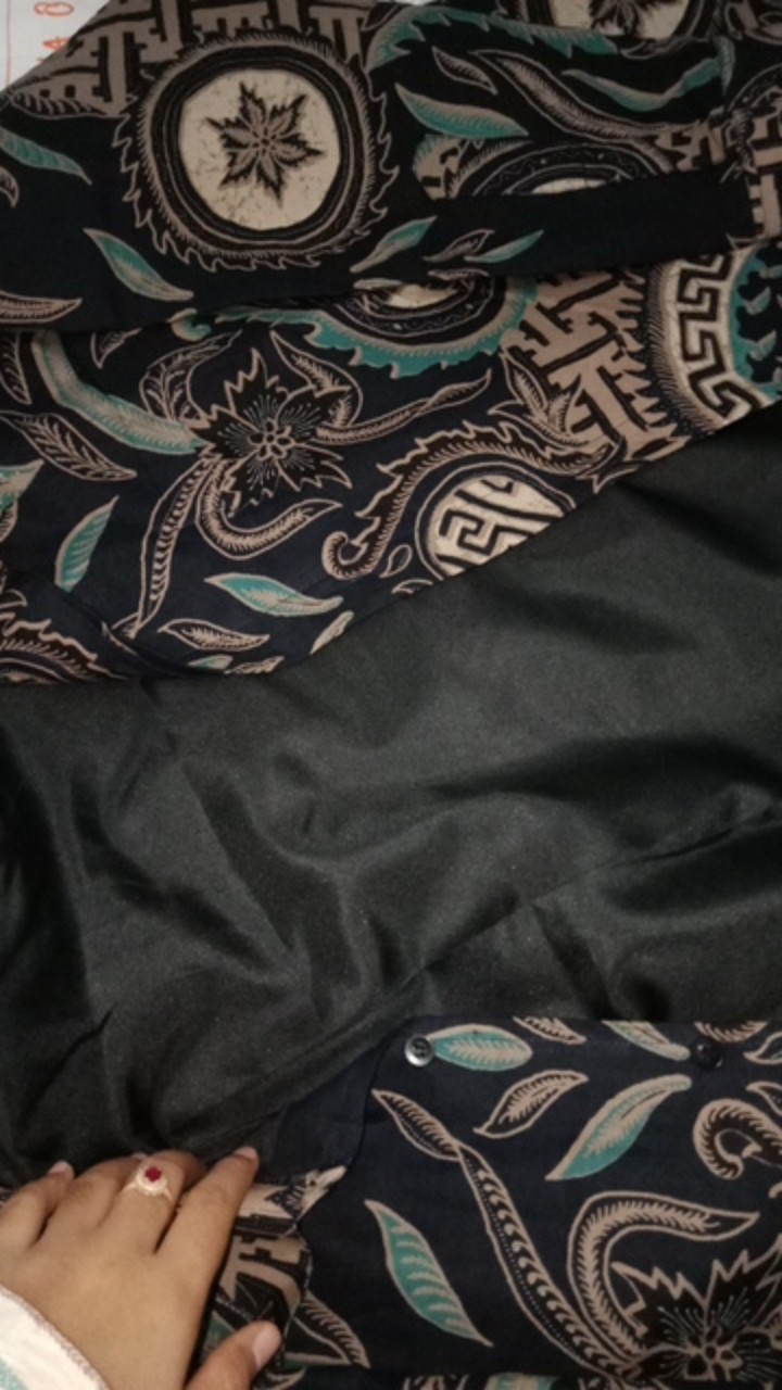 Lesmana Batik Lengan Pendek Full Furing Katun Halus Sragenan Hq Size M-xxl Batik Solo