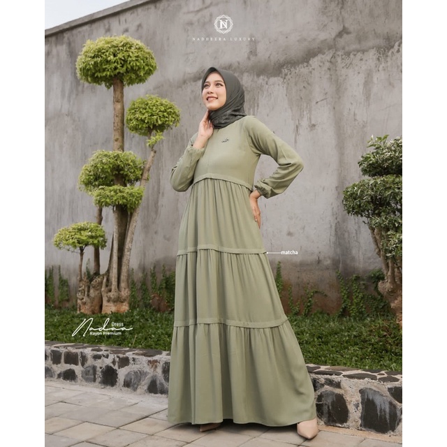 GAMIS WANITA ORIGINAL NADAA DRESS BY NADHEERA LUXURY