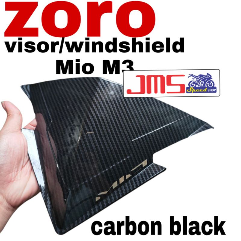 visor windshield batok carbon Mio z 125 Mio m3 Zoro pnp