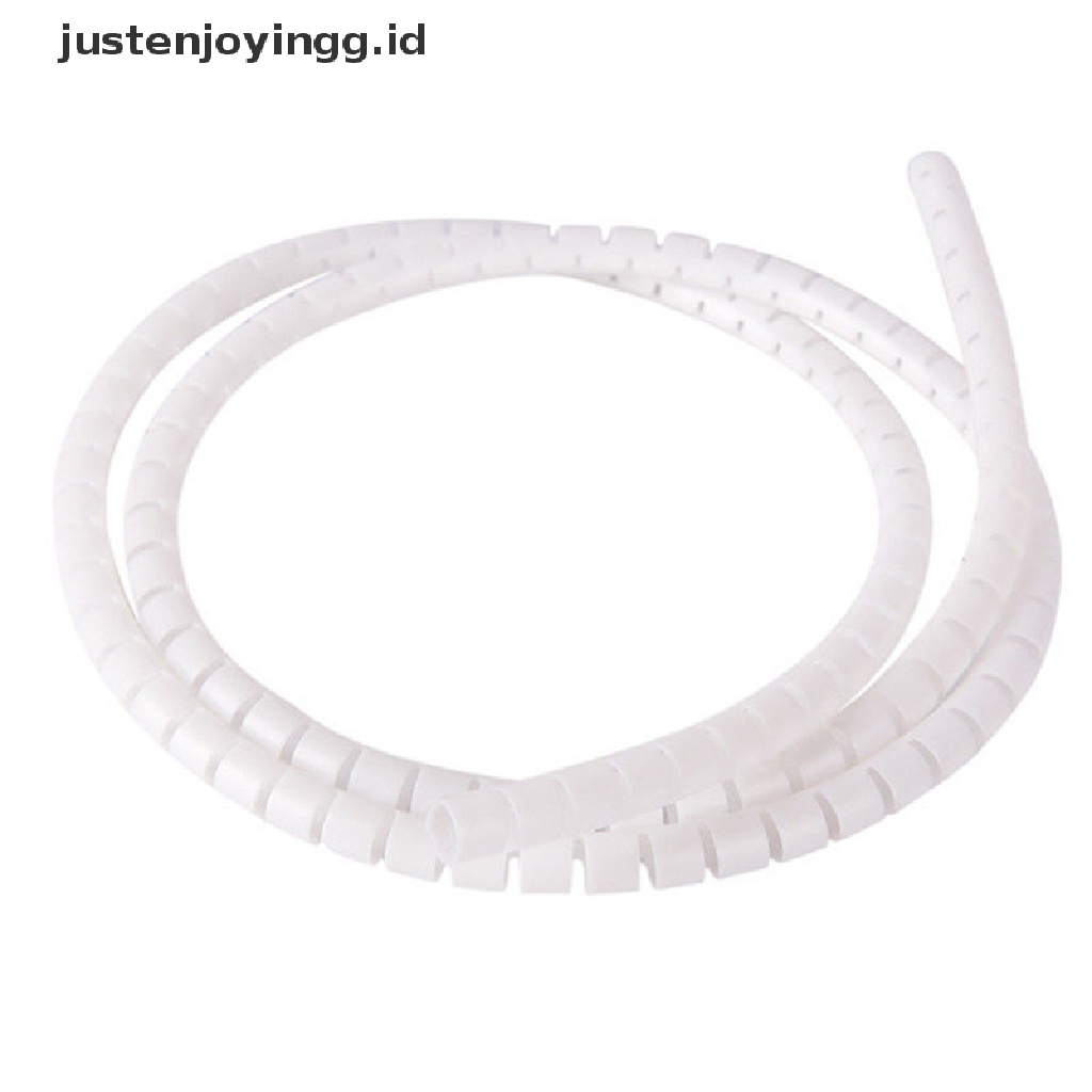 Alat Penyimpanan Kabel Model Spiral Ukuran 10 / 25mm Panjang 1m Flexible Pelindung Kabel Fleksibel Bentuk Spiral Dapat Digunakan Kembali