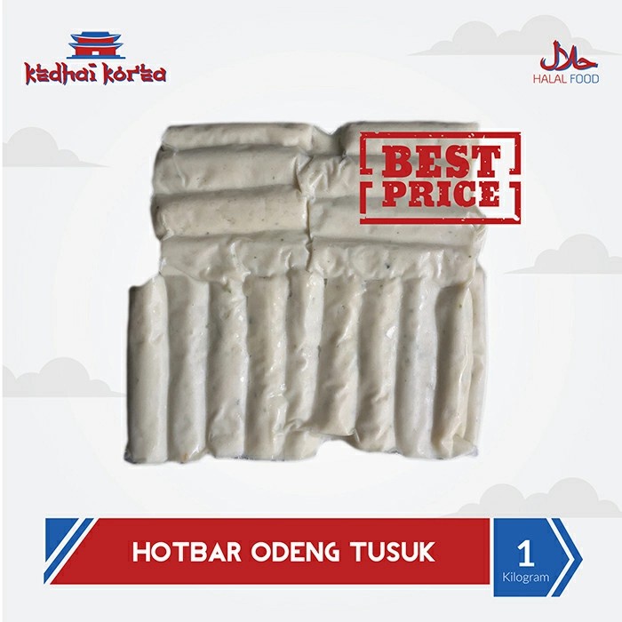 

Hotbar Oden 1kg Jajan Makanan Korea Eomuk Odeng Tusuk Instan Halal - BARU