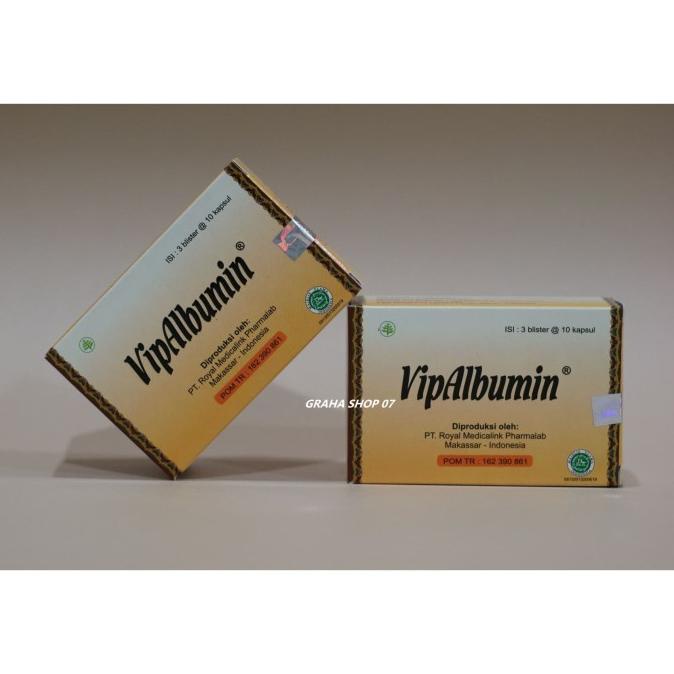 VipAlbumin Kapsul / Ekstrak Ikan Kutuk / Ikan Gabus Lc