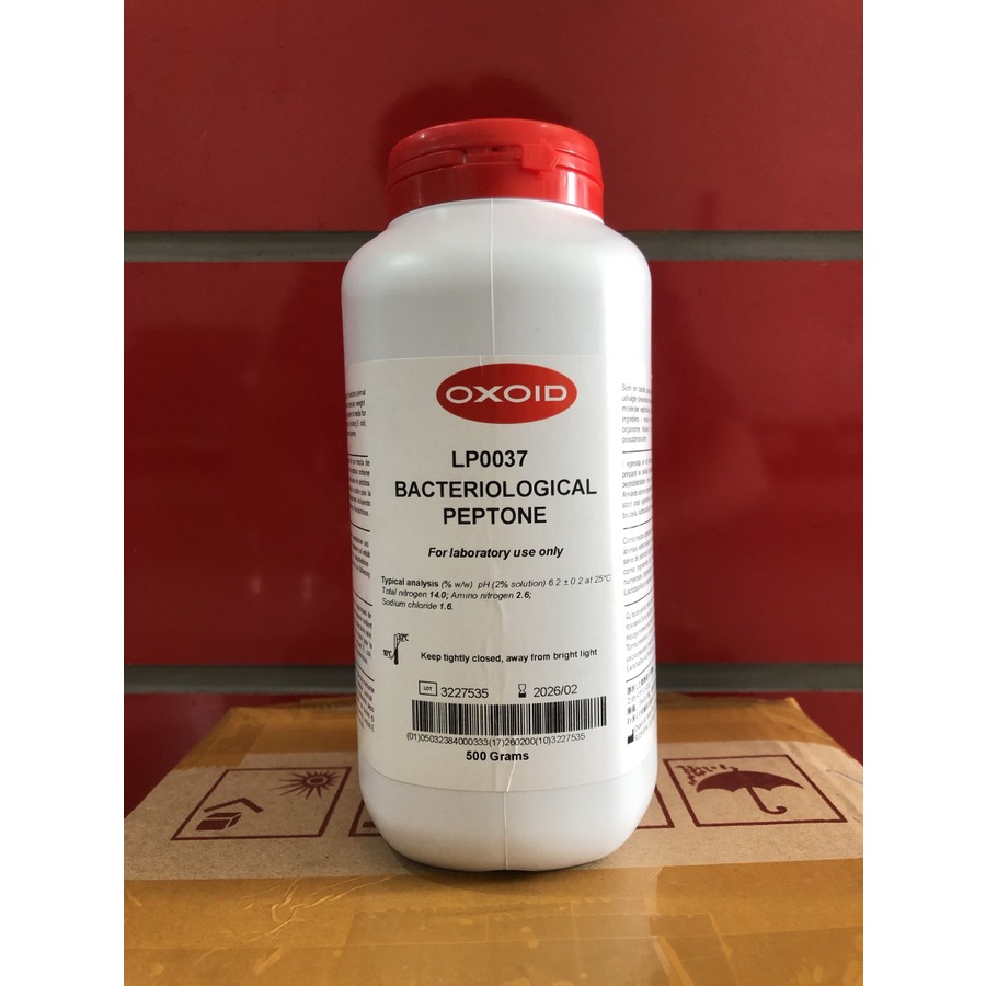 Jual Peptone Bacto/Peptone Bacteriological/Pepton Bacto/Pepton Bakto ...