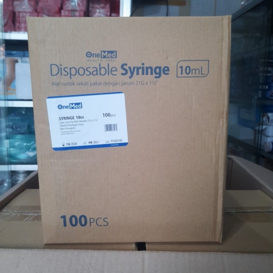 Disposable Syringe 10ml OneMed One Med