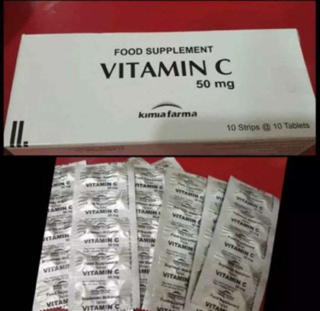 Vitamin C Kimia Farma 50mg (100 tablet) suplemen vitamin c