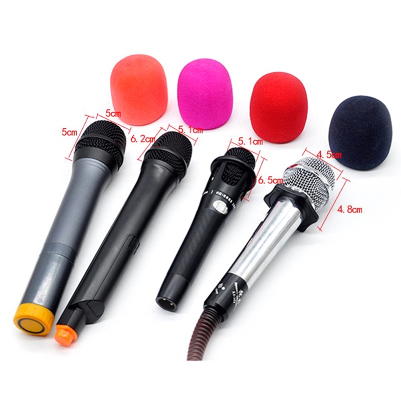 # Kaos T-Shirt Wanita Lengan Pendek Motif Print #5pcs Busa Spons Cover Microphone Headset