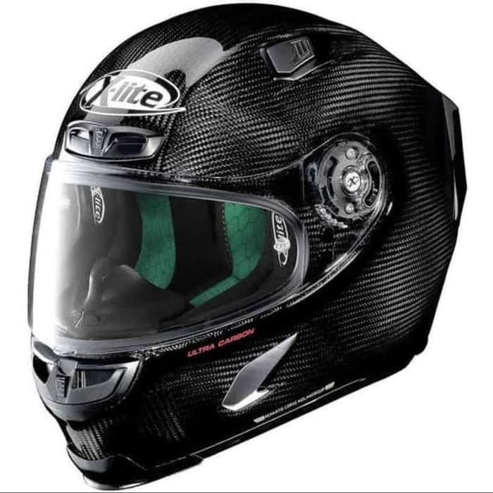 Helm Full Face XLite X803 X 803 Ultra Carbon Puro Gloss