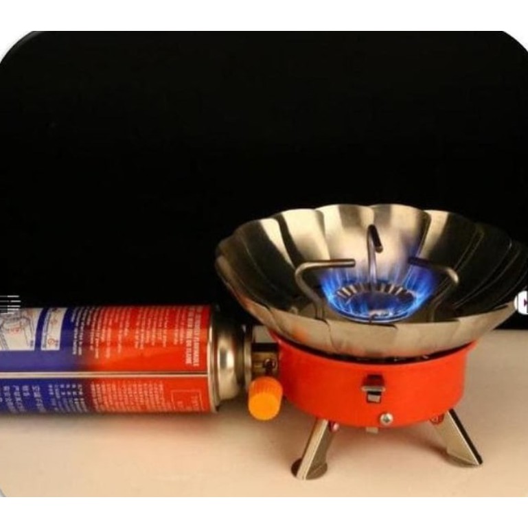 KOMPOR CAMPING Portable Kompor Kemping Anti Angin Windproof Camping Stove Kompor Bentuk BUNGA