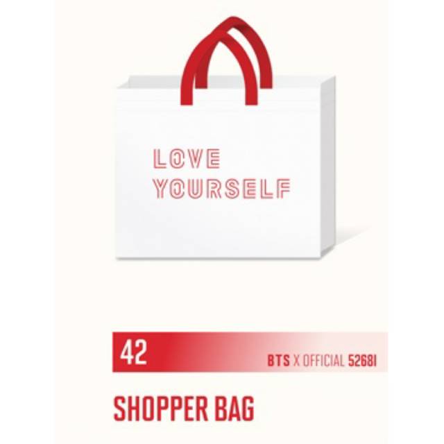 SHOPPER BAG - BTS OFFICIAL MD LOVE YOURSELF