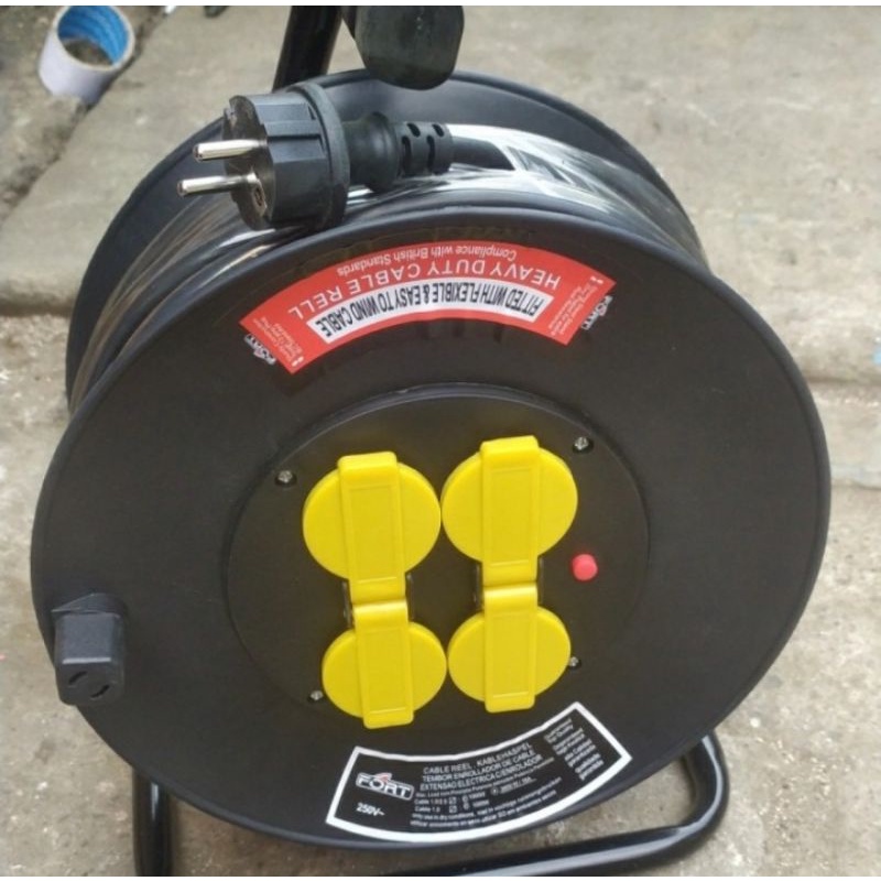 Kabel Roll kabel stop kontak gulung 50meter /Cable Rel 50M