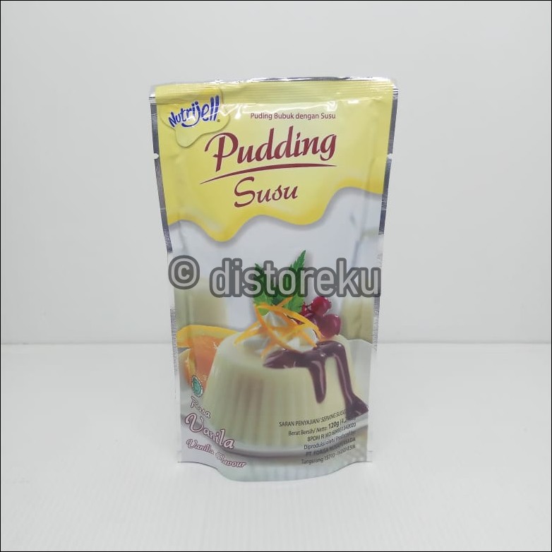 nutrijel PUDING susu rasa vanila VANILA flavour 120gr (4.2oz)