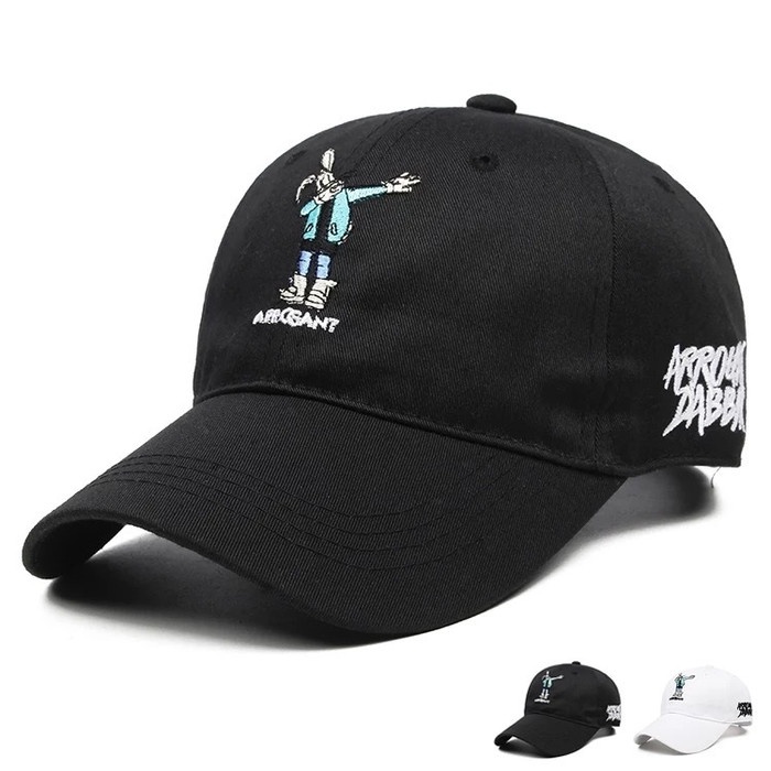 topi  Baseball cap : ABBOGANT BUNNY - Topi Baseball - WHITE(Q0M3) Topi Basseball Pria Distro Topi Co