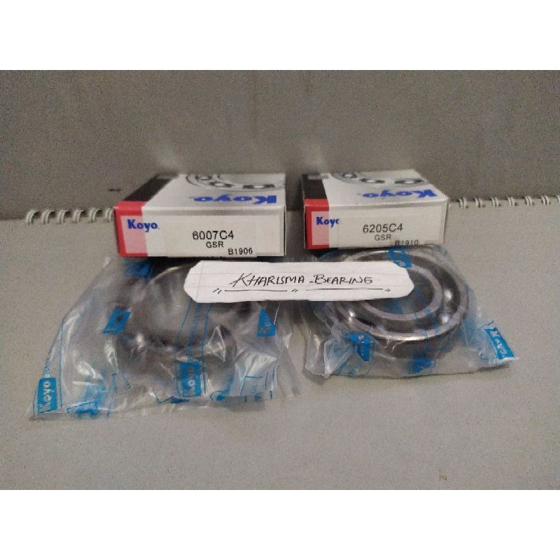 ball bearing high speed 6205 C4 + 6007 C4 koyo kruk as Beat, Fino karbu, Shogun
