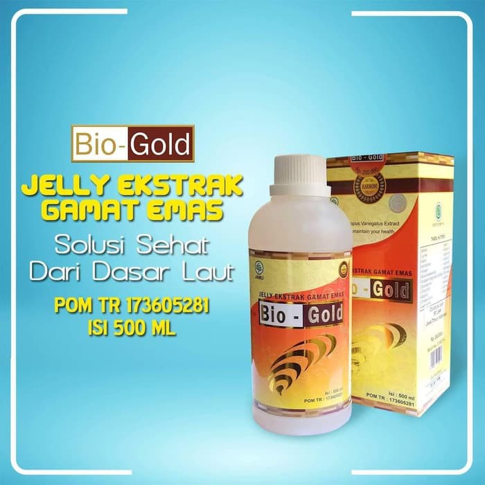Produk Ori Bio Gold G Jelly Ekstrak Gamat Emas Jeli Gamat Original 500 ml Premium