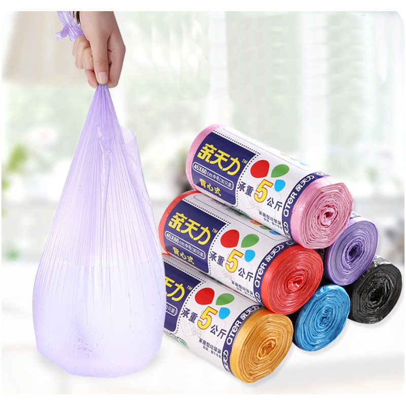 BD-003 Kantong Plastik Sampah Gulung Isi 30 lembar uk.45*60 cm